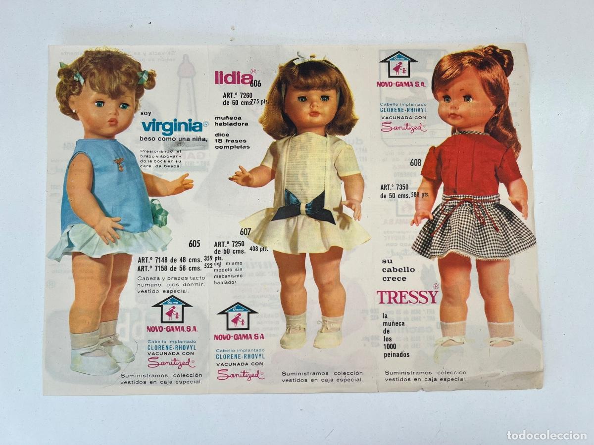 Juguetes antiguos: MU&Ntilde;ECAS NOVO GAMA TRESSY PEEBLES HOJA PUBLICITARIA