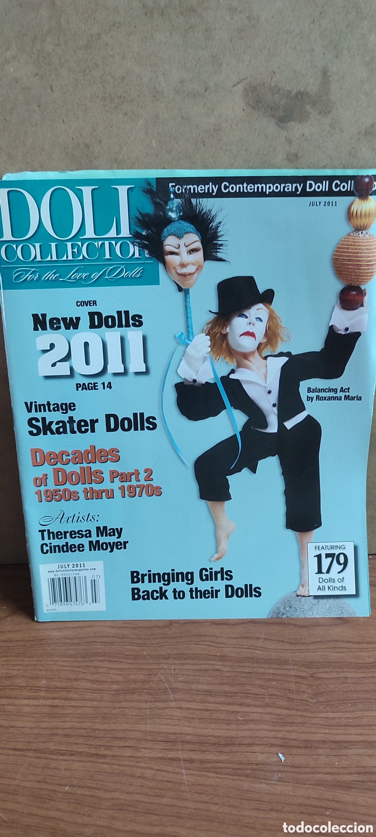 Juguetes antiguos: Revista Doll Collector de Julio del 2011.