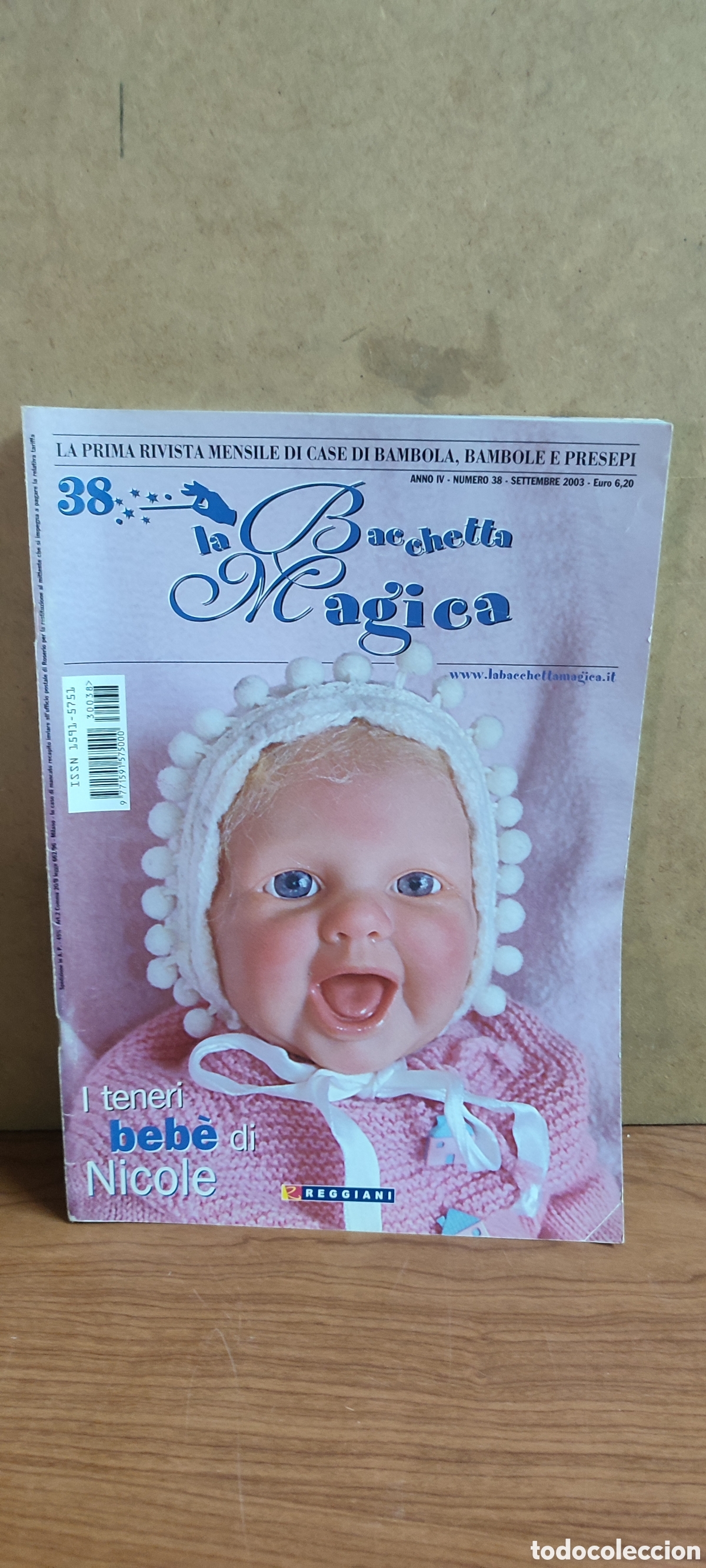 Juguetes antiguos: Revista italiana de mu&ntilde;ecas del a&ntilde;o 2003 la Baechetta M&aacute;gica, Reggiani
