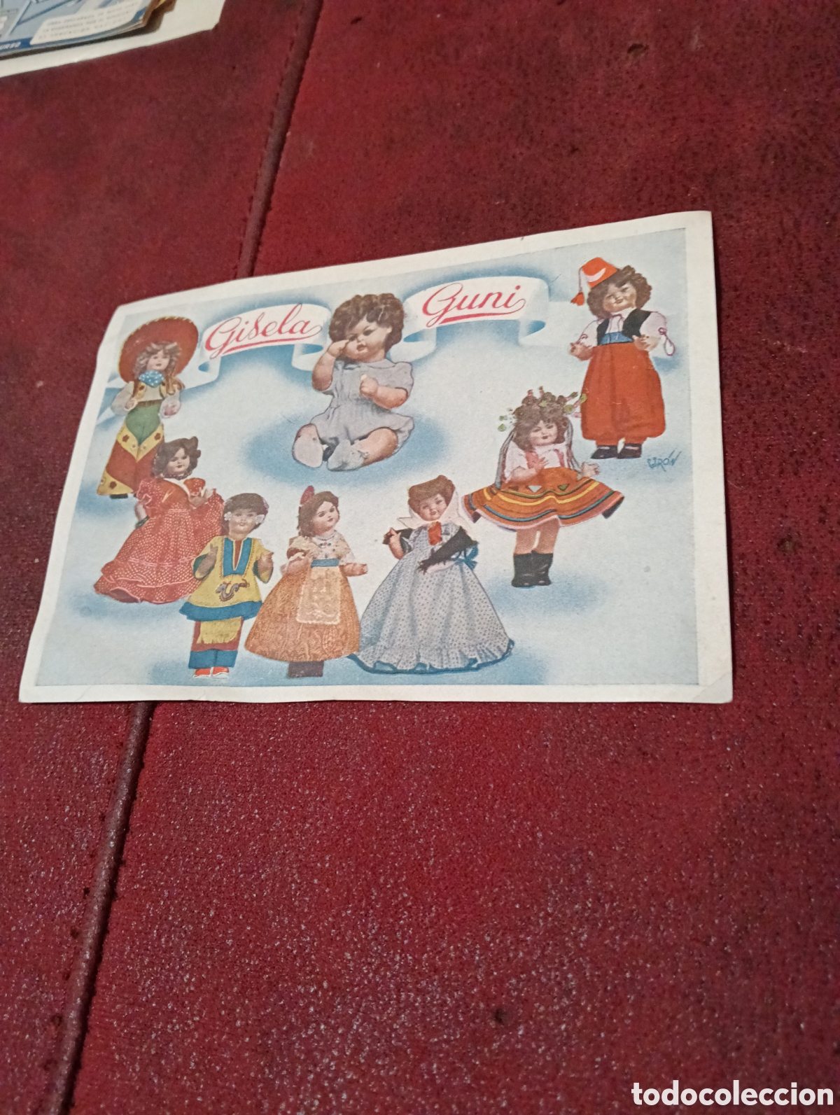 Juguetes antiguos: Folleto mu&ntilde;ecas Gisela Guni