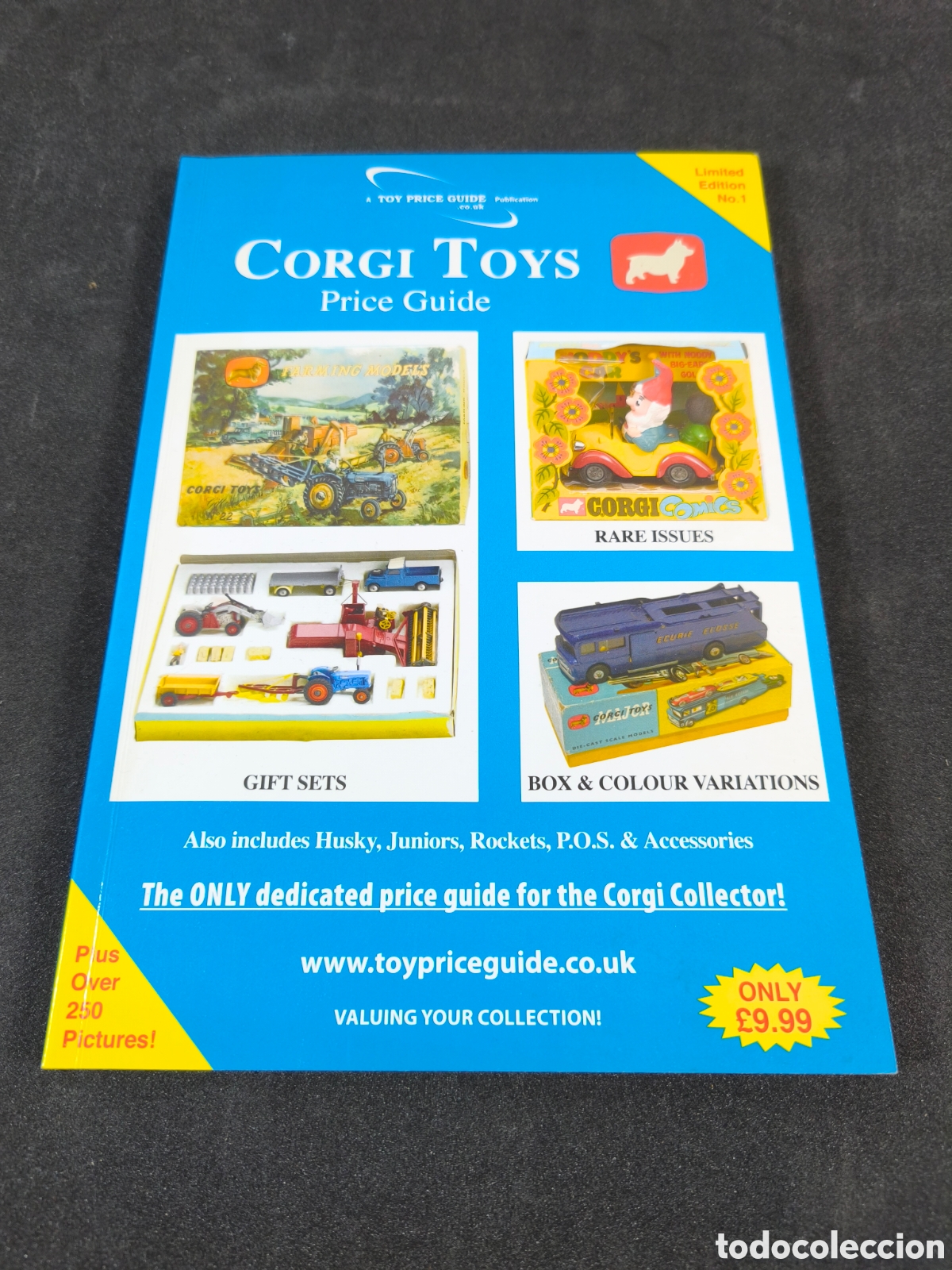 Juguetes antiguos: Libro Corgi Toys price guide limited edition N 1