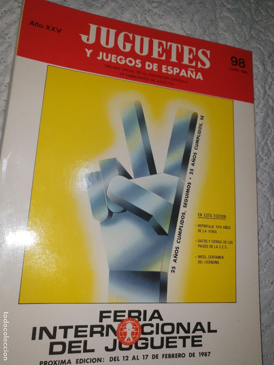 Juguetes antiguos: REVISTA JUGUETES Y JUEGOS DE ESPA&Ntilde;A. N&ordm; 98, JUNIO 1986