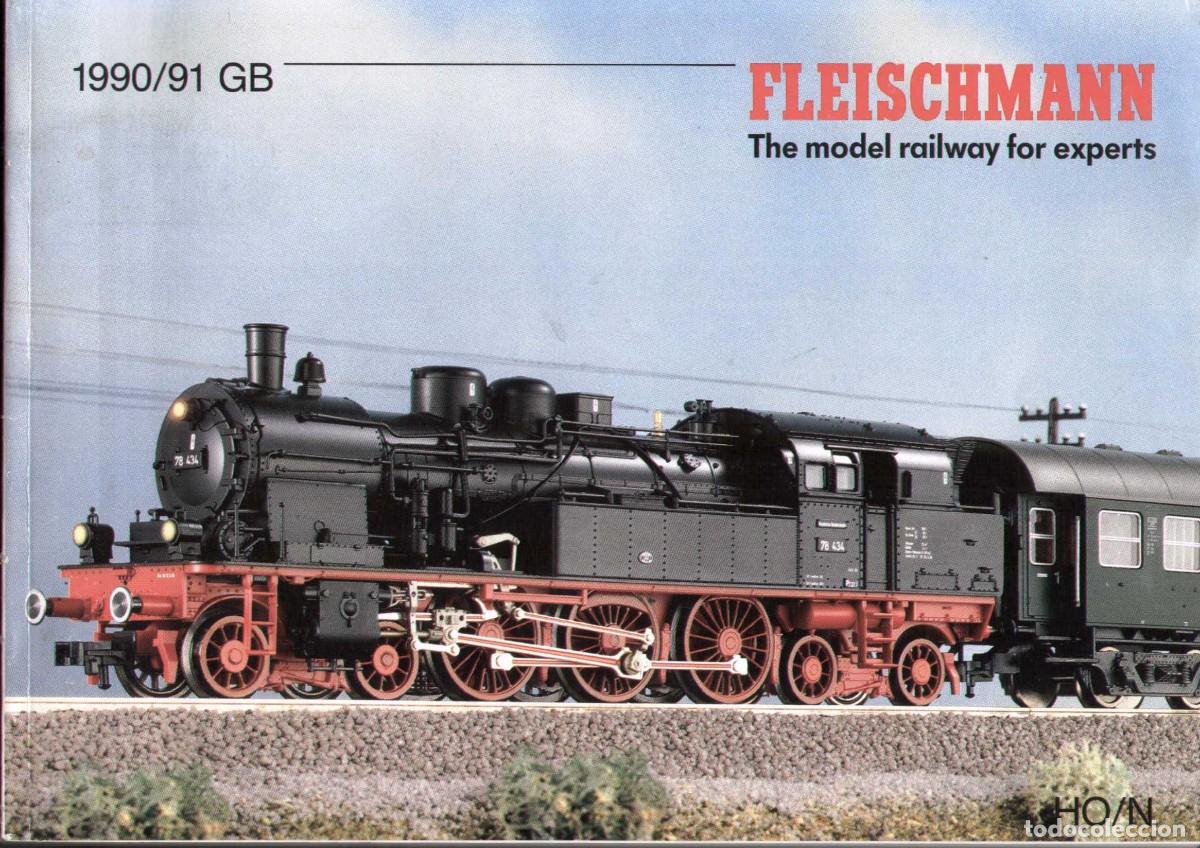 Juguetes antiguos: cat&agrave;logo FLEISCHMANN 1990/91 HO 1/87 N 1/160 - railway fo experts - en ingl&egrave;s