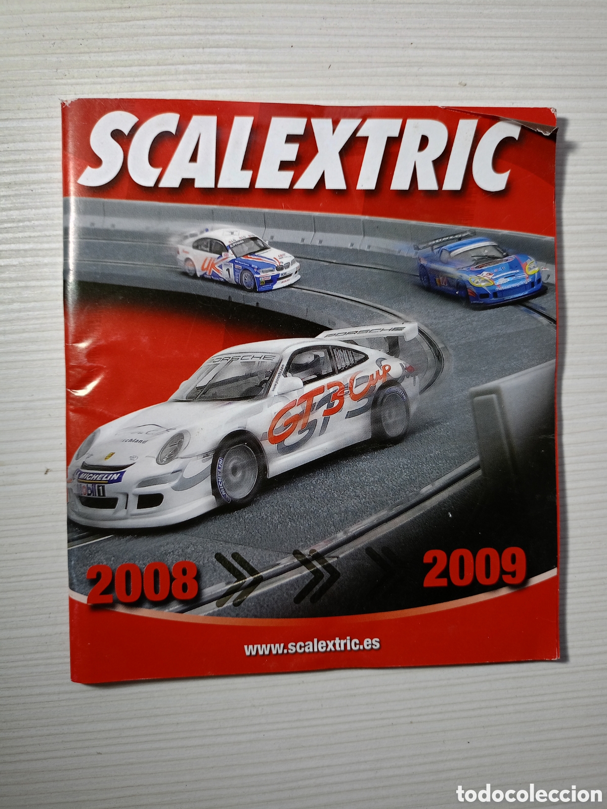 Juguetes antiguos: Cat&aacute;logo Scalextric 2008 2009 65 pp.