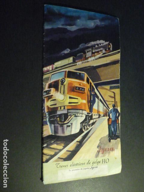 Juguetes antiguos: CATALOGO TRENES ELECTRICOS DE GALGA HO JYESA
