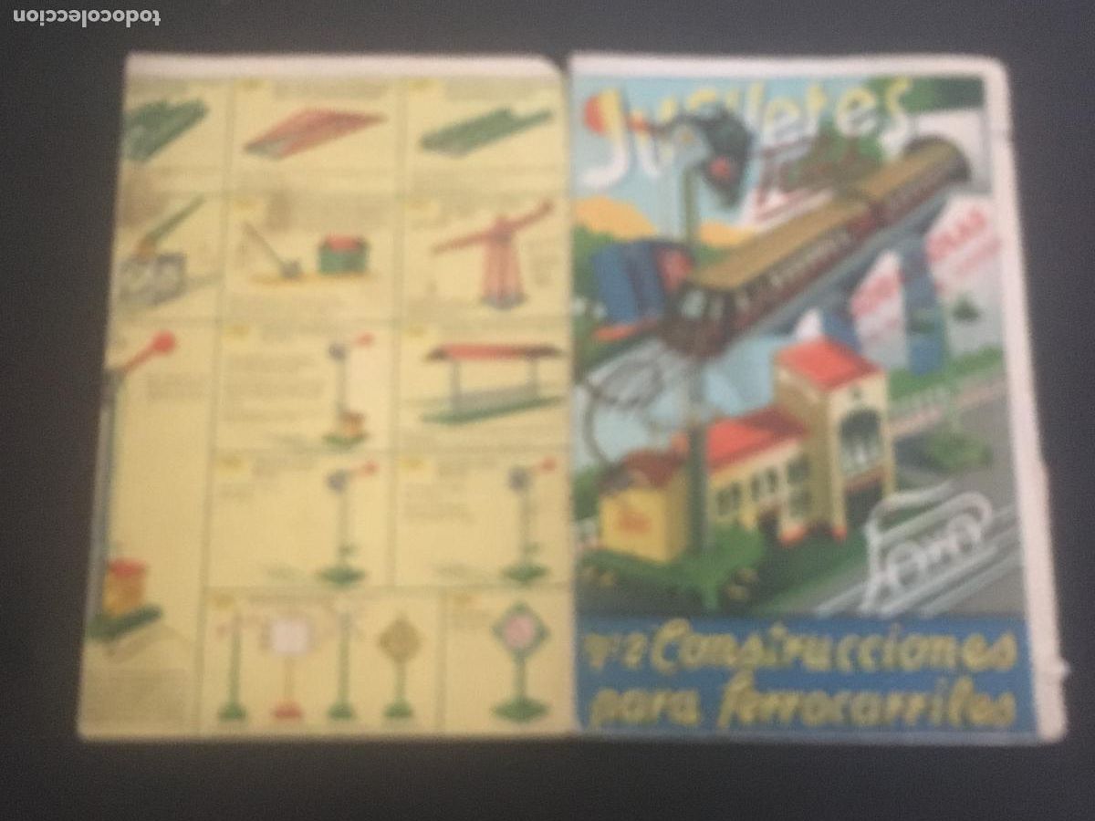 Juguetes antiguos: paya construcciones para ferrocarriles catalogo original antiguo