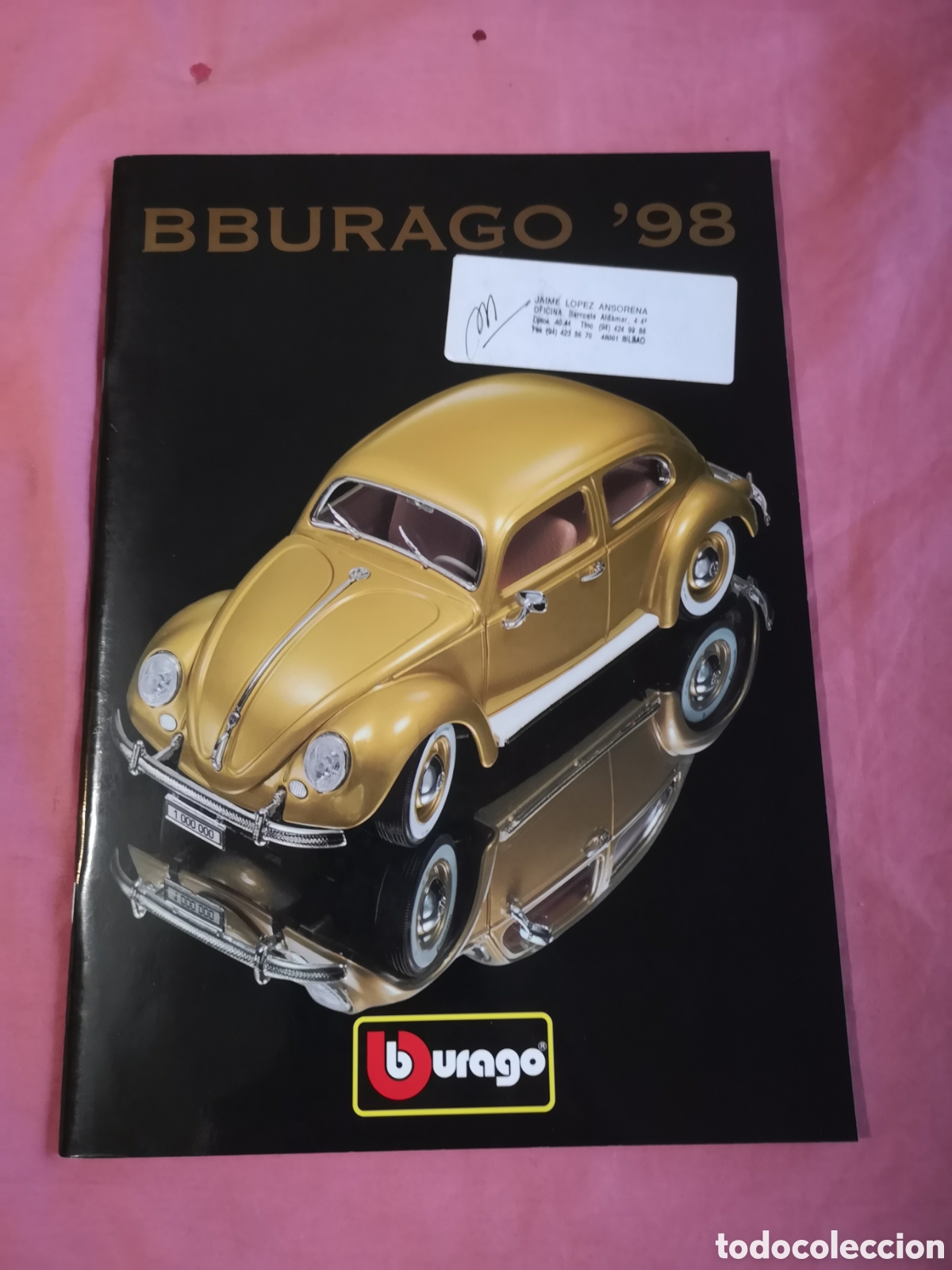 Juguetes antiguos: BBURAGO. Cat&aacute;logo de 1998. Con 72 p&aacute;ginas de 29,5x21 cm. SIN USAR.