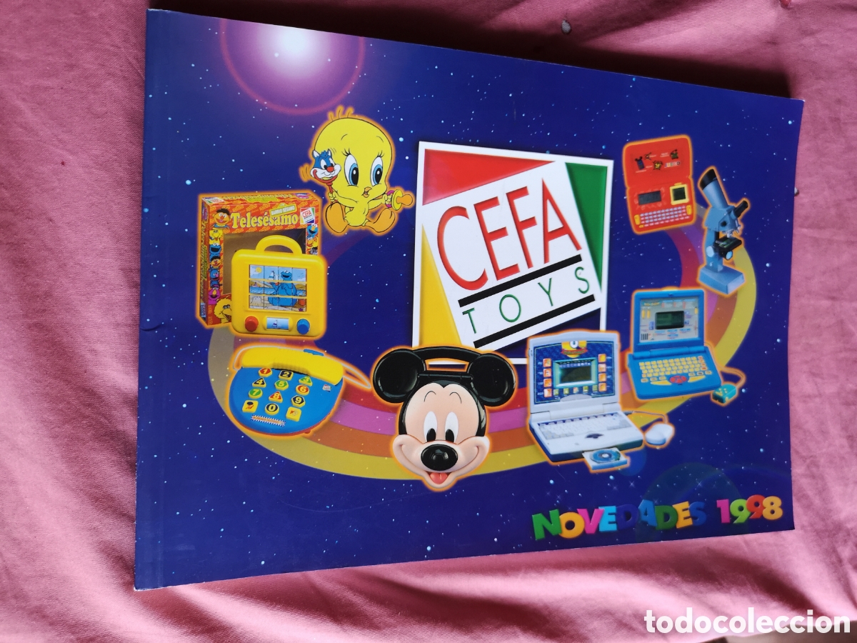 Juguetes antiguos: CEFA. Cat&aacute;logo de NOVEDADES 1998. Con 89 p&aacute;ginas de 21x29,5 cm. SIN USAR.