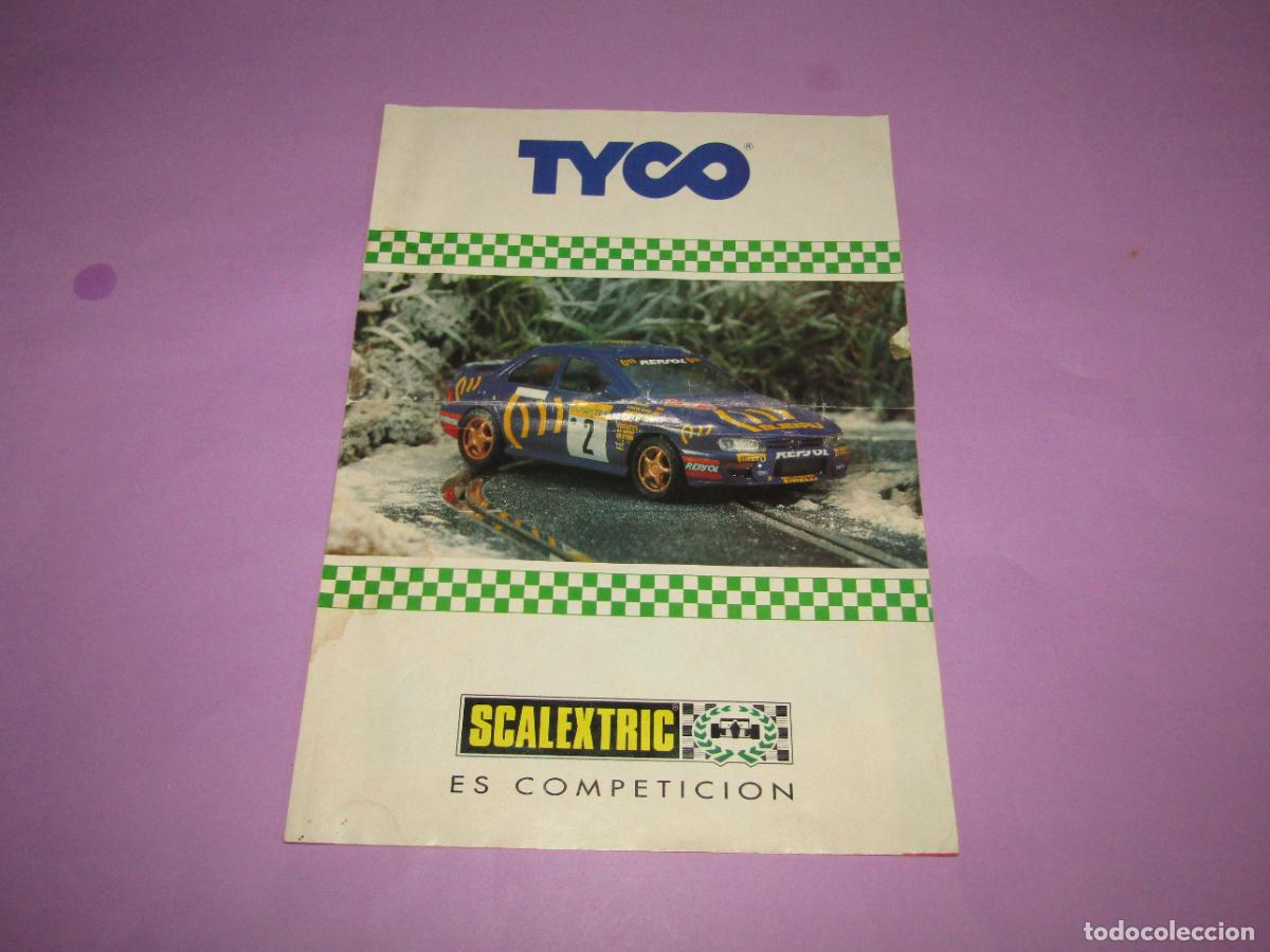 Juguetes antiguos: Antiguo Cat&aacute;logo de SCALEXTRIC TYCO del A&ntilde;o 1994