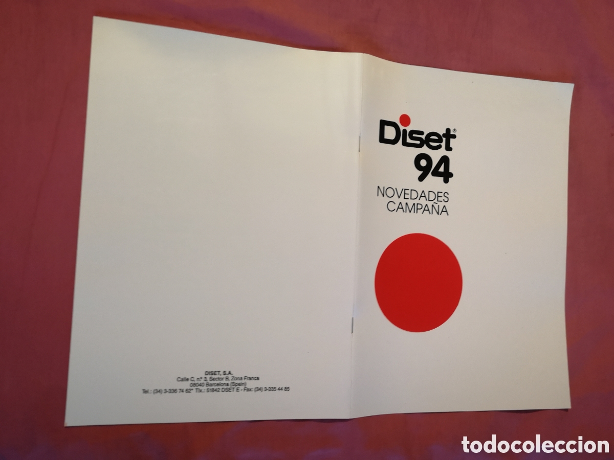 Juguetes antiguos: DISET. Cat&aacute;logo NOVEDADES CAMPA&Ntilde;A 1994. Con 20 p&aacute;ginas de 29,5x21 cm. SIN USAR.