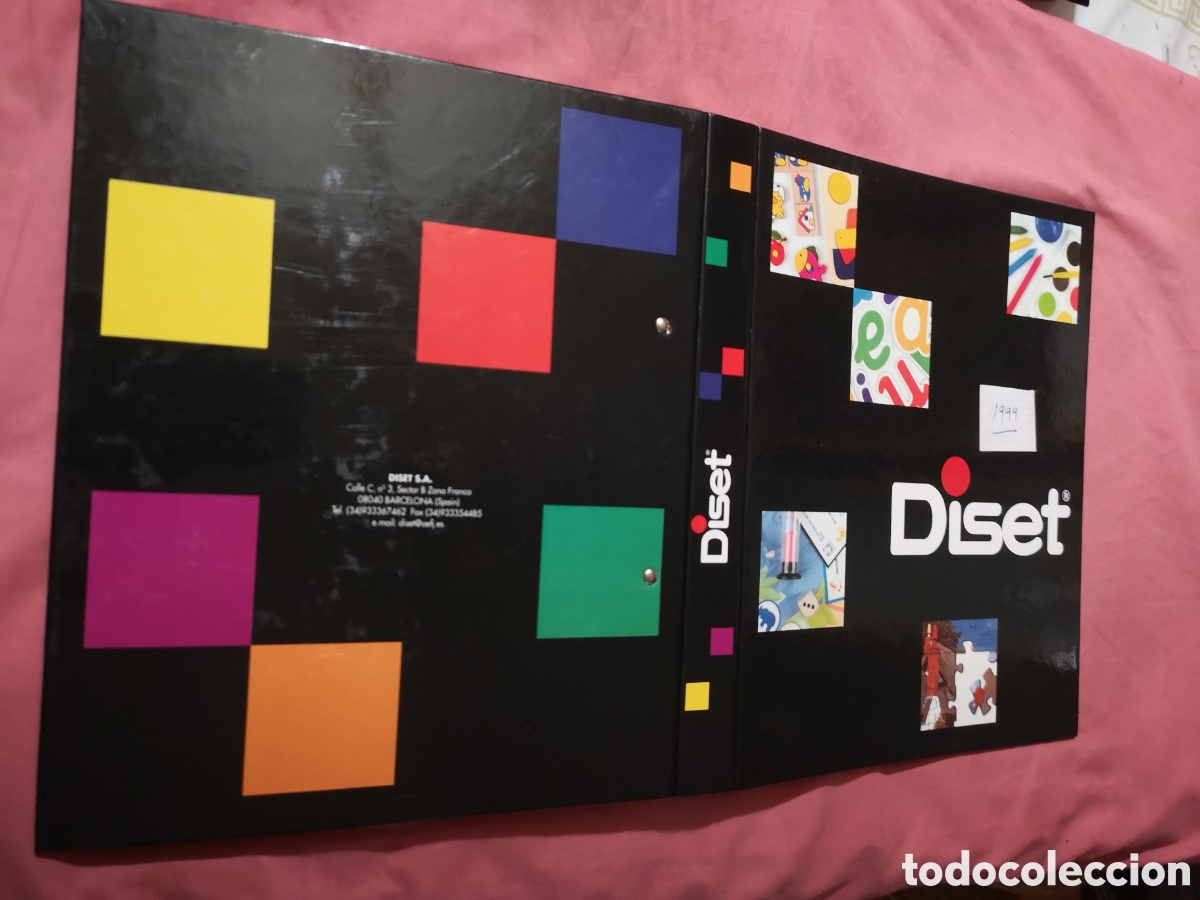 Juguetes antiguos: DISET. 1999. Carpeta anillas con 128 p&aacute;ginas de 29,5x21 cm. SIN USAR.