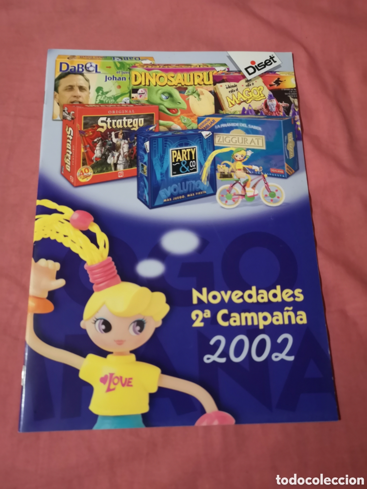 Juguetes antiguos: DISET. NOVEDADES 2a CAMPA&Ntilde;A 2002. Con 19 p&aacute;ginas de 29,5x21 cm. SIN USAR.