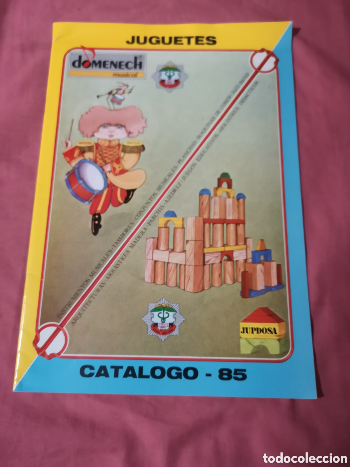 Juguetes antiguos: DOMENECH + JUPDOSA. Cat&aacute;logo de 1985. Con 26 p&aacute;ginas de 32x22 cm. UN POCO DOBLADO. SIN USAR.