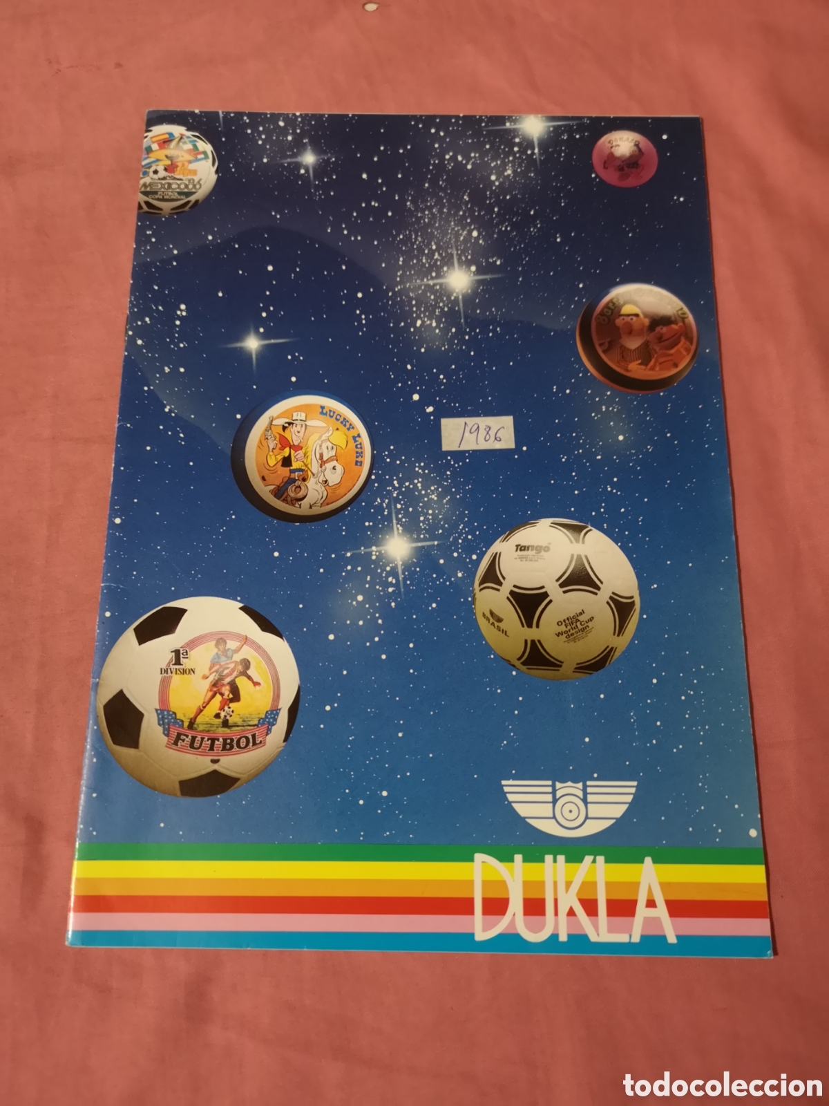 Juguetes antiguos: DUKLA. Balones. Cat&aacute;logo de 1986. Con 14 p&aacute;ginas de 29,5x21 cm. SIN USAR.