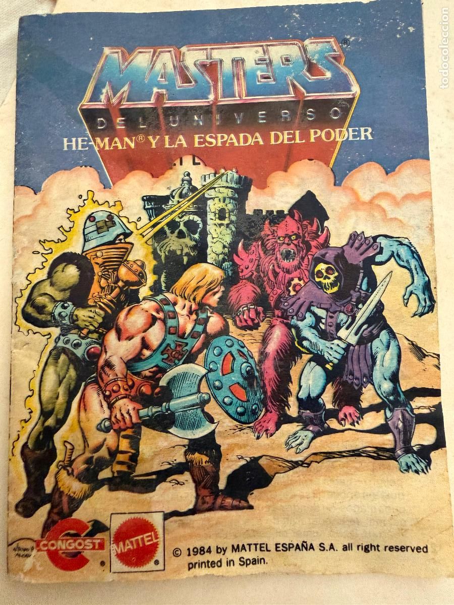 Old Toys: Cat&aacute;logo m&aacute;ster del universo congost mattel 1984