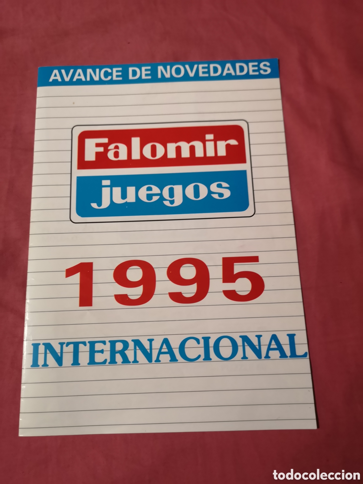 Juguetes antiguos: FALOMIR. JUEGOS. Cat&aacute;logo AVANCE DE 1995. Con 14 p&aacute;ginas de 29,5x21 cm.