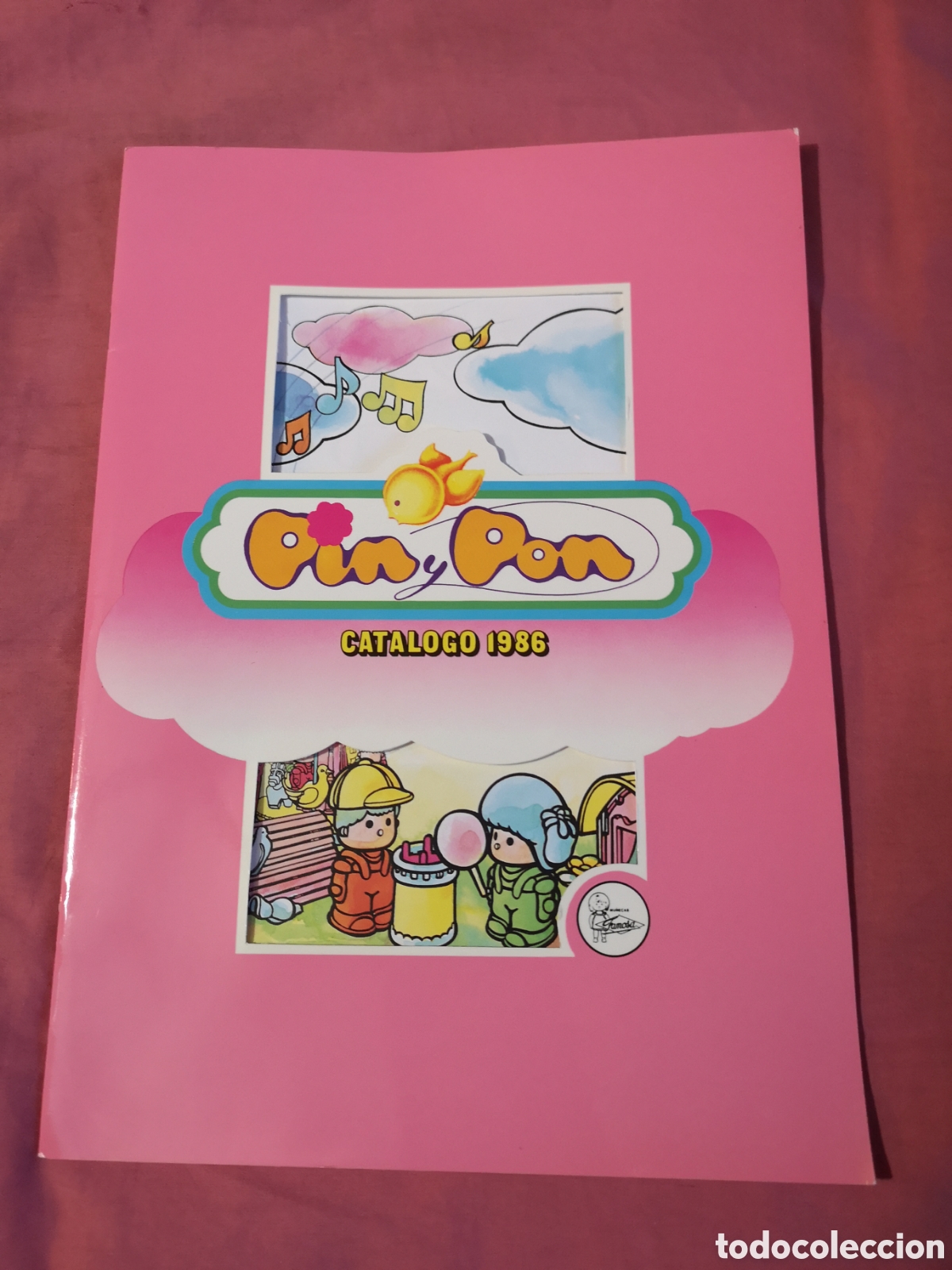 Juguetes antiguos: FAMOSA. TODO PIN Y PON. Cat&aacute;logo de 1986. Con 22 p&aacute;ginas de 29,5x21 cm. SIN USAR.