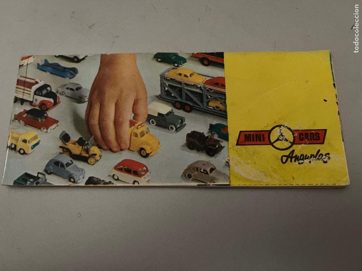 Juguetes antiguos: Cat&aacute;logo de Anguplas Barcelona mini cars