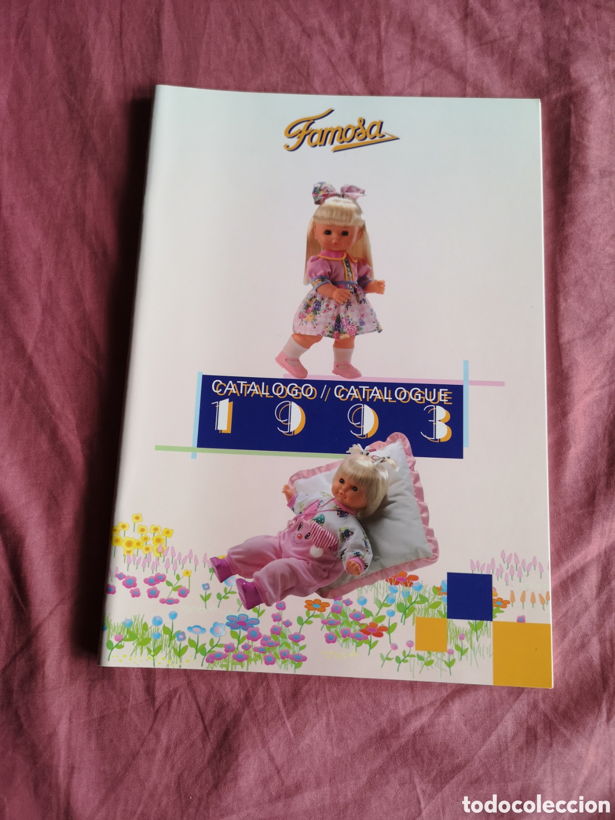 Juguetes antiguos: FAMOSA. Cat&aacute;logo de 1993. MU&Ntilde;ECAS VARIAS. Con 57 p&aacute;ginas de 29,5x21 cm. SIN USAR.