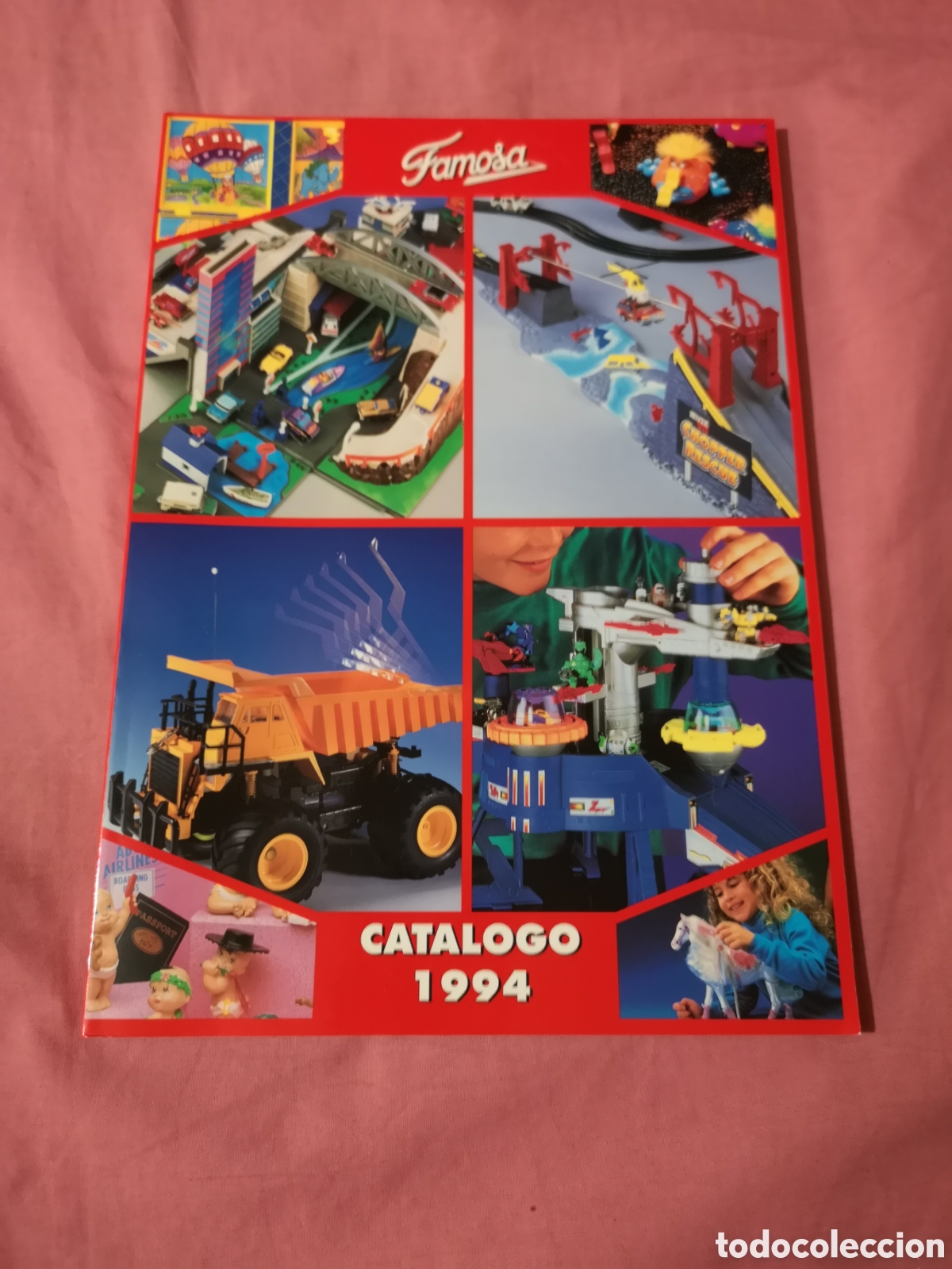 Juguetes antiguos: FAMOSA. Cat&aacute;logo de 1994. CON MICROMACHINES. Con 103 p&aacute;ginas de 29,5x21 cm. SIN USAR