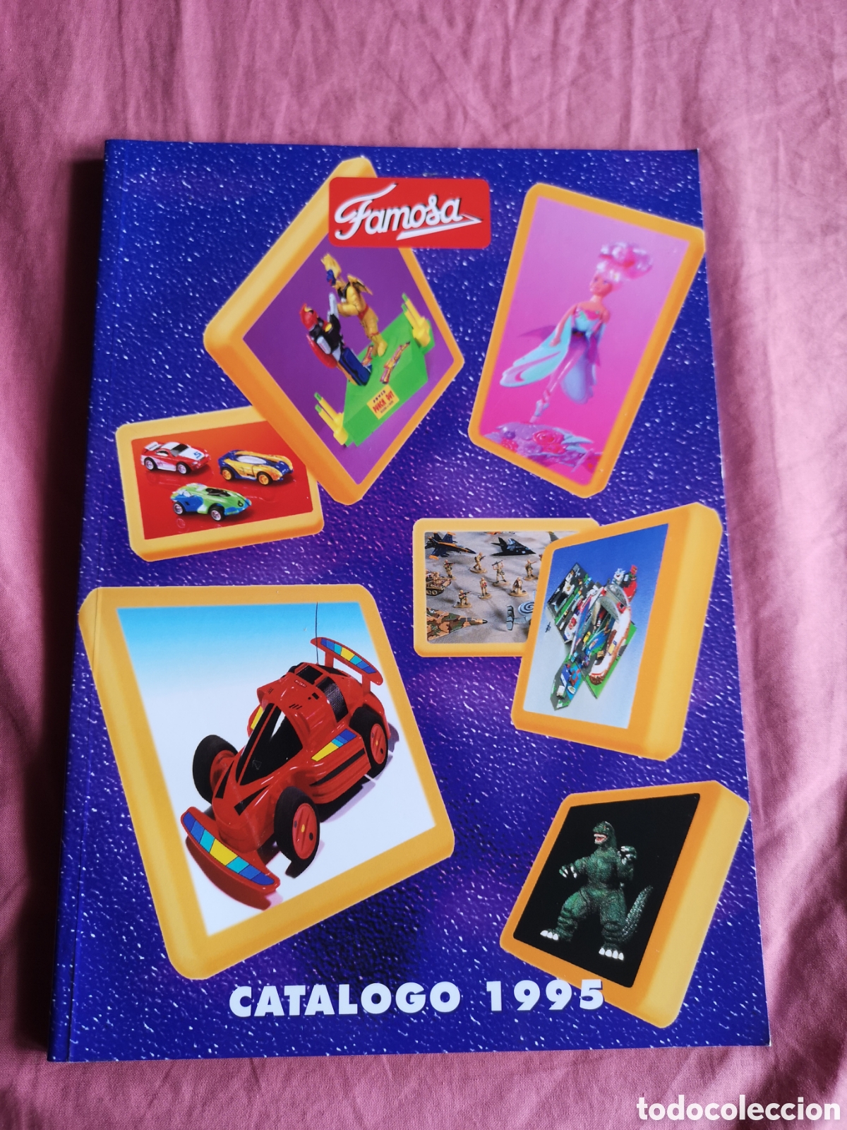 Juguetes antiguos: FAMOSA. Cat&aacute;logo de 1995. CON MICROMACHINES, ETC. Con 111 p&aacute;ginas de 29,5x21 cm. SIN USAR.