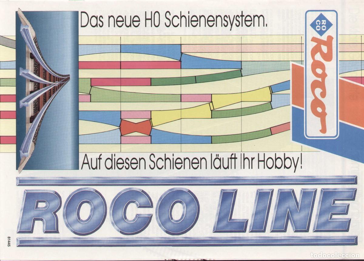 Juguetes antiguos: cat&agrave;logo ROCO LINE 1989 - Das neue HO Schienensystem. - en alem&aacute;n