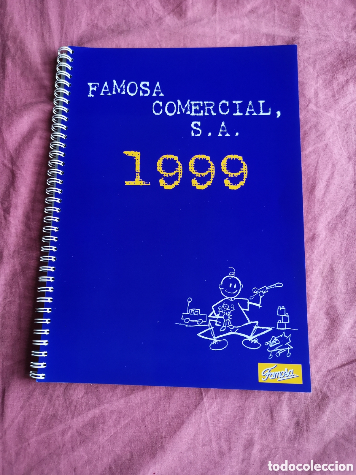 Juguetes antiguos: FAMOSA COMERCIAL. COLECCIONES. De 1999. Con 108 p&aacute;ginas de 29,5x21 cm. SIN USAR.