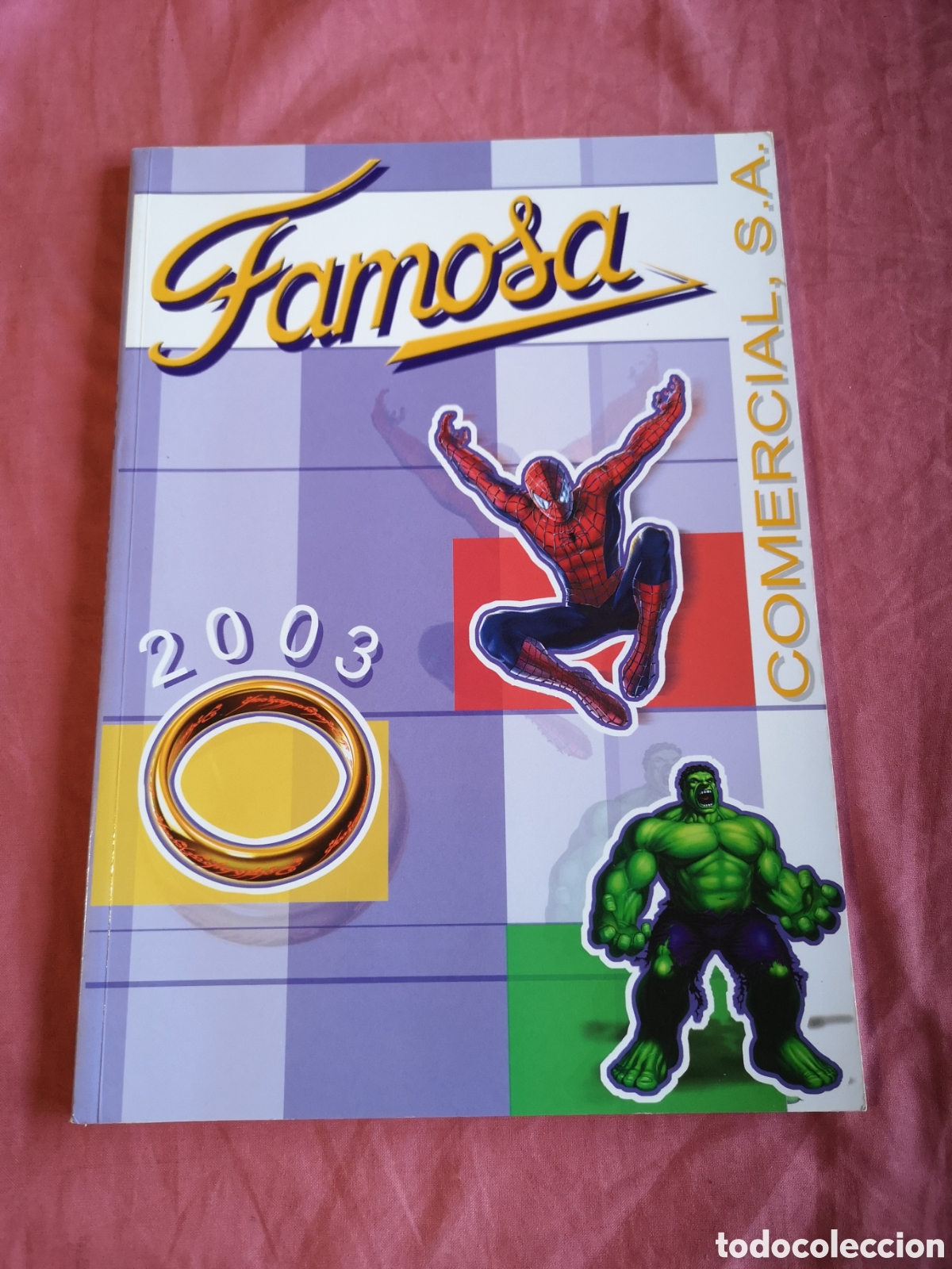 Juguetes antiguos: FAMOSA COMERCIAL. Cat&aacute;logo 2003. CON SE&Ntilde;OR DE LOS ANILLOS, ETC. 95 p&aacute;ginas de 29,5x21 cm. SIN USAR.