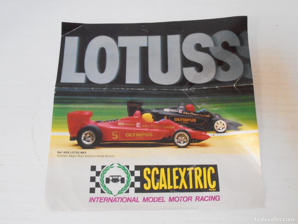Juguetes antiguos: CATALOGO, LOTUS, SCALEXTRIC, EXIN, A&Ntilde;OS 80