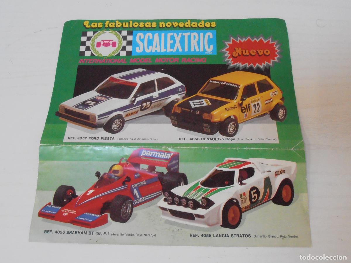 Juguetes antiguos: CATALOGO, LAS FABULOSAS NOVEDADES SCALEXTRIC, EXIN, A&Ntilde;OS 80