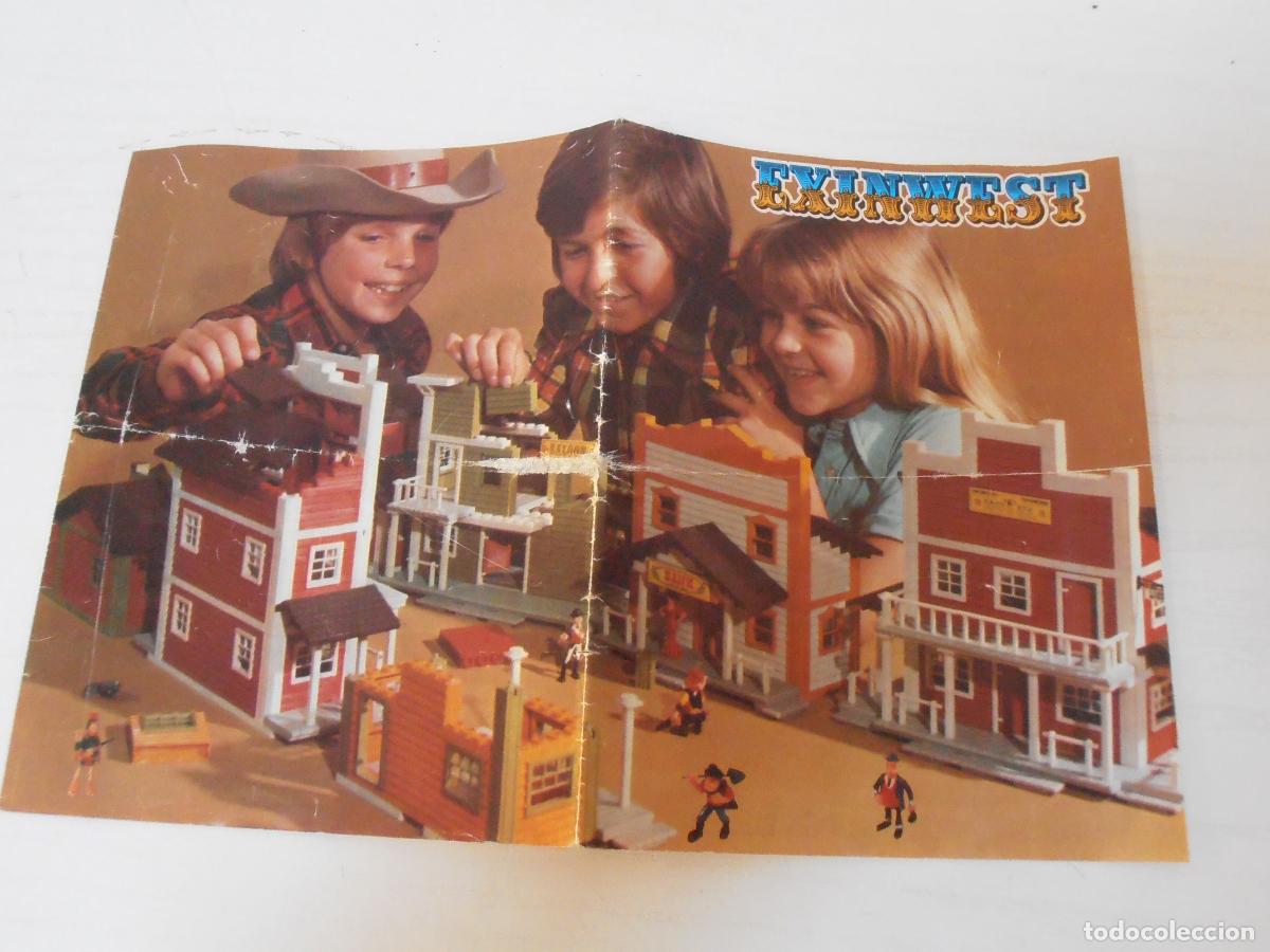 Juguetes antiguos: CATALOGO, EXIN WEST DESPLEGABLE, EXIN, A&Ntilde;OS 80