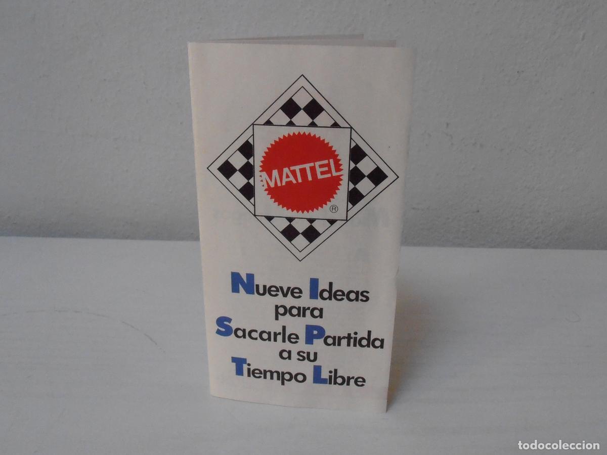 Juguetes antiguos: CATALOGO, MATTEL JUEGOS DE MESA, DESPLEGABLE, A&Ntilde;OS 80