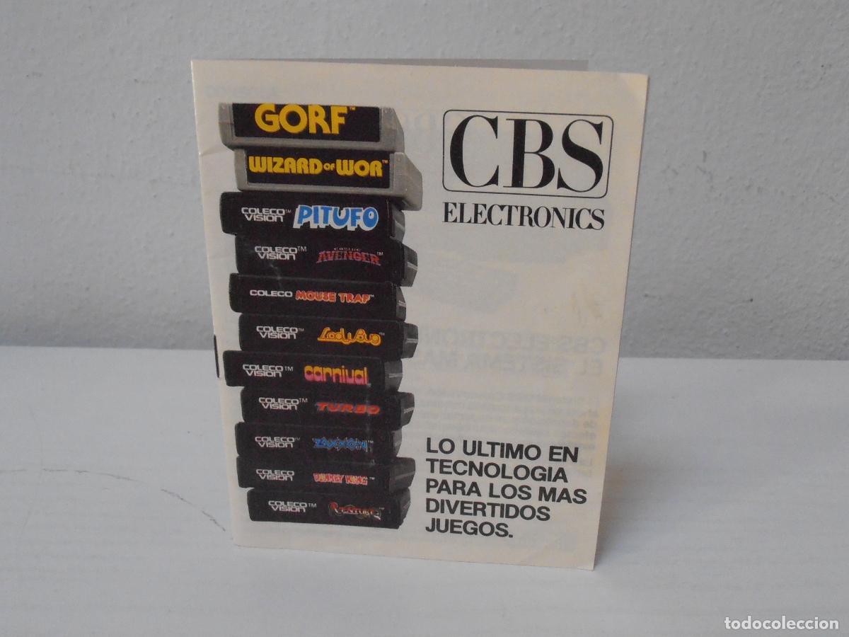 Juguetes antiguos: CATALOGO, CBS ELECTRONIC JUEGOS ATARI, DESPLEGABLE, A&Ntilde;OS 80