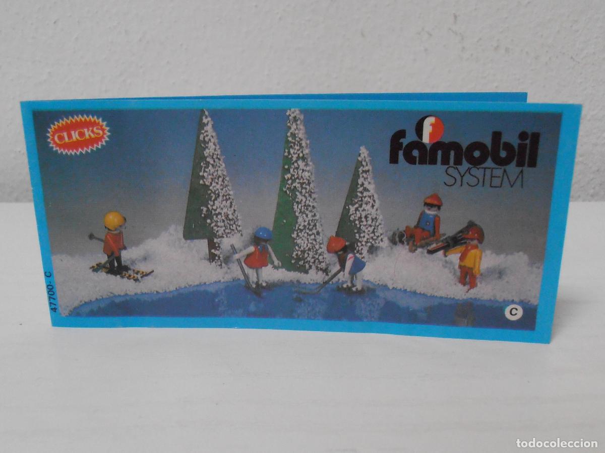 Juguetes antiguos: CATALOGO, FAMOBIL SYSTEM C DESPLEGABLE, FAMOSA A&Ntilde;OS 70