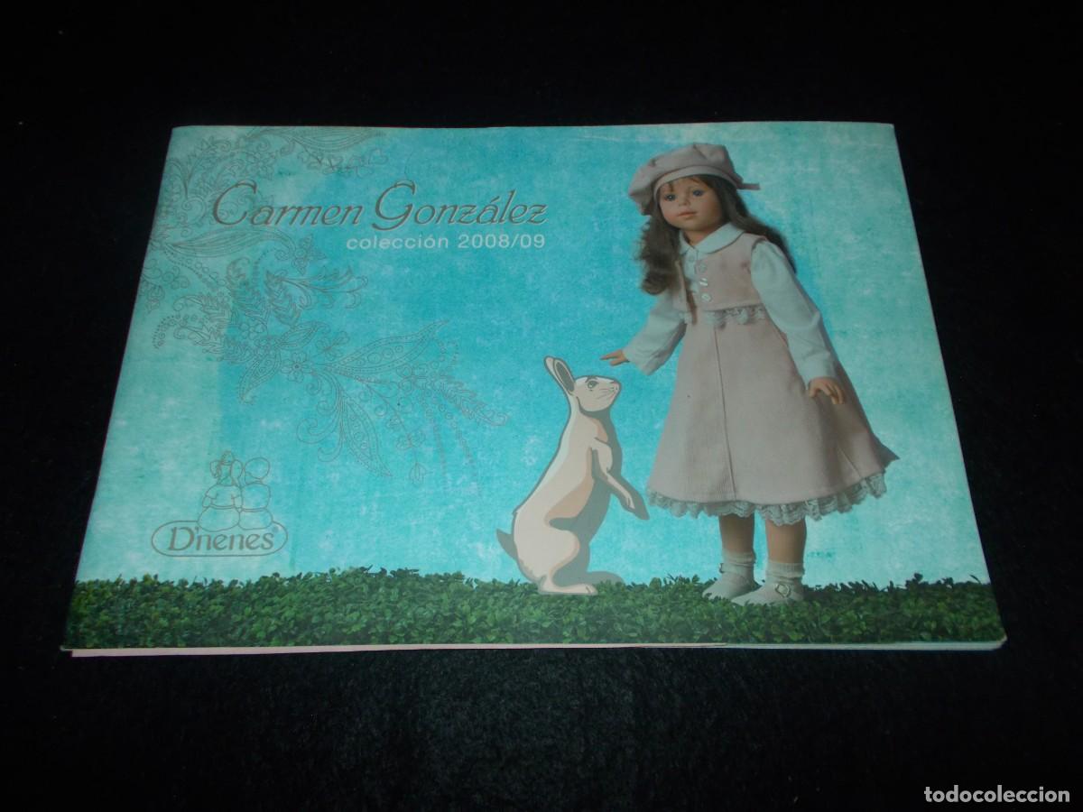 Juguetes antiguos: CAT&Aacute;LOGO Mu&ntilde;ecas D&acute;NENES CARMEN GONZ&Aacute;LEZ Colecci&oacute;n 2008 2009. Dnenes Mu&ntilde;eca. Ver y Leer