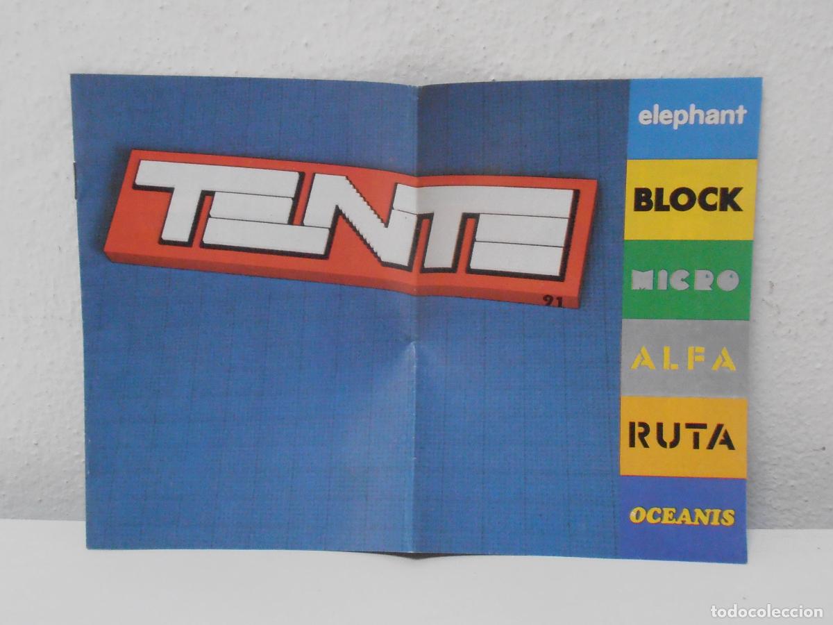 Juguetes antiguos: CATALOGO, TENTE BLOCK MICRO RUTA ALFA, DESPLEGABLE, EXIN ULTIMA EPOCA