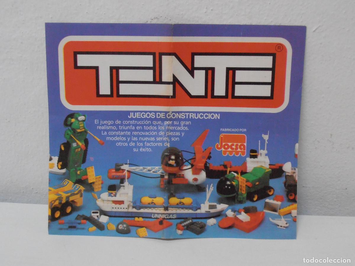 Juguetes antiguos: CATALOGO, TENTE JUEGO DE CONSTRUCICON, DESPLEGABLE, JOCSA ARGENTINA