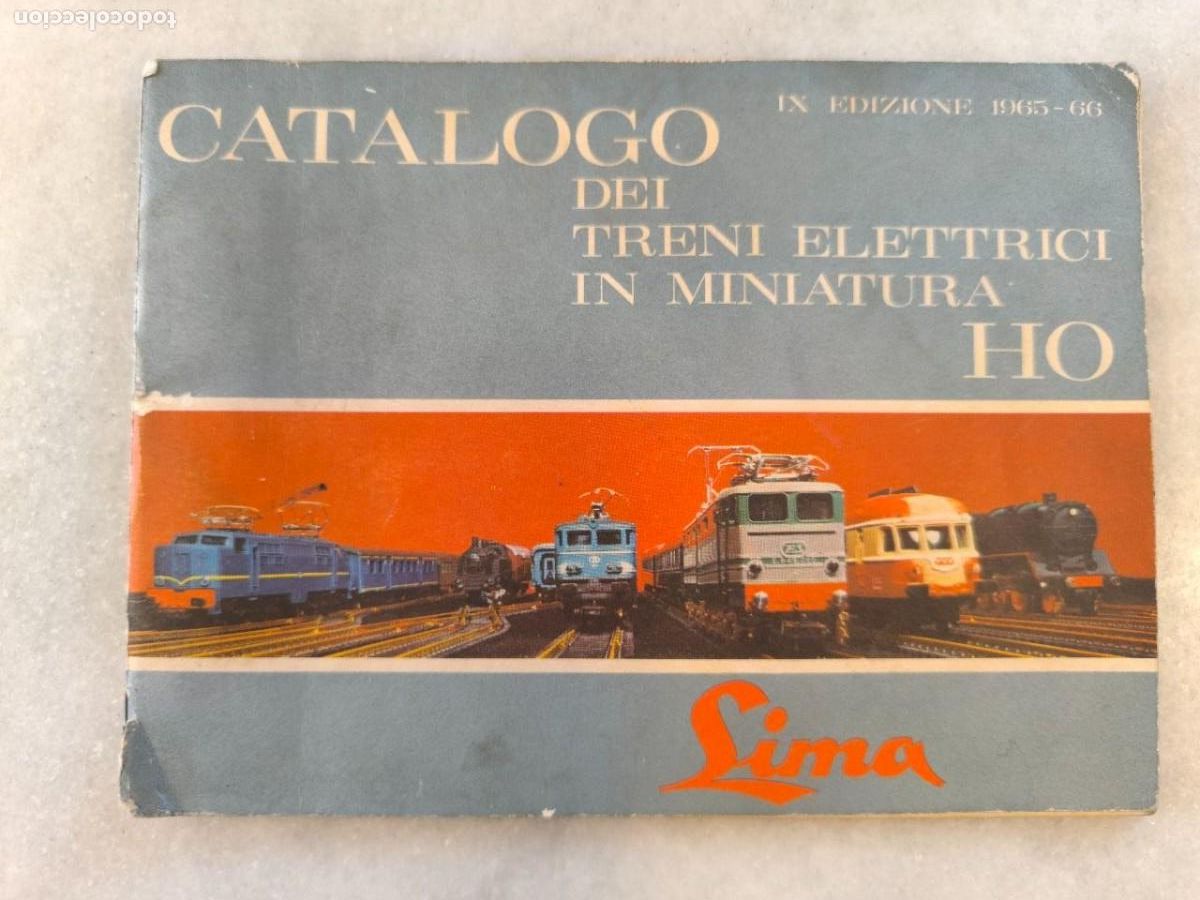 Juguetes antiguos: Cat&agrave;logo TRENES LIMA 1965-66 HO - en Ingl&eacute;s, alem&aacute;n, franc&eacute;s, holand&eacute;s L4