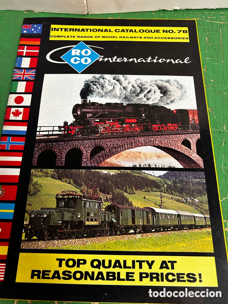 Juguetes antiguos: ROCO CATALOGO INTERNACIONAL HO 1977/78