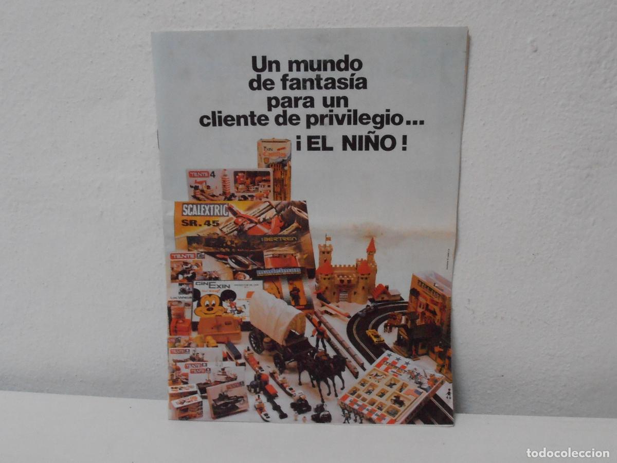 Juguetes antiguos: CATALOGO TIENDA, EXIN SCALEXTRIC IBERTREN TENTE. A&Ntilde;OS 70, ANTIGUA JUGUETERIA