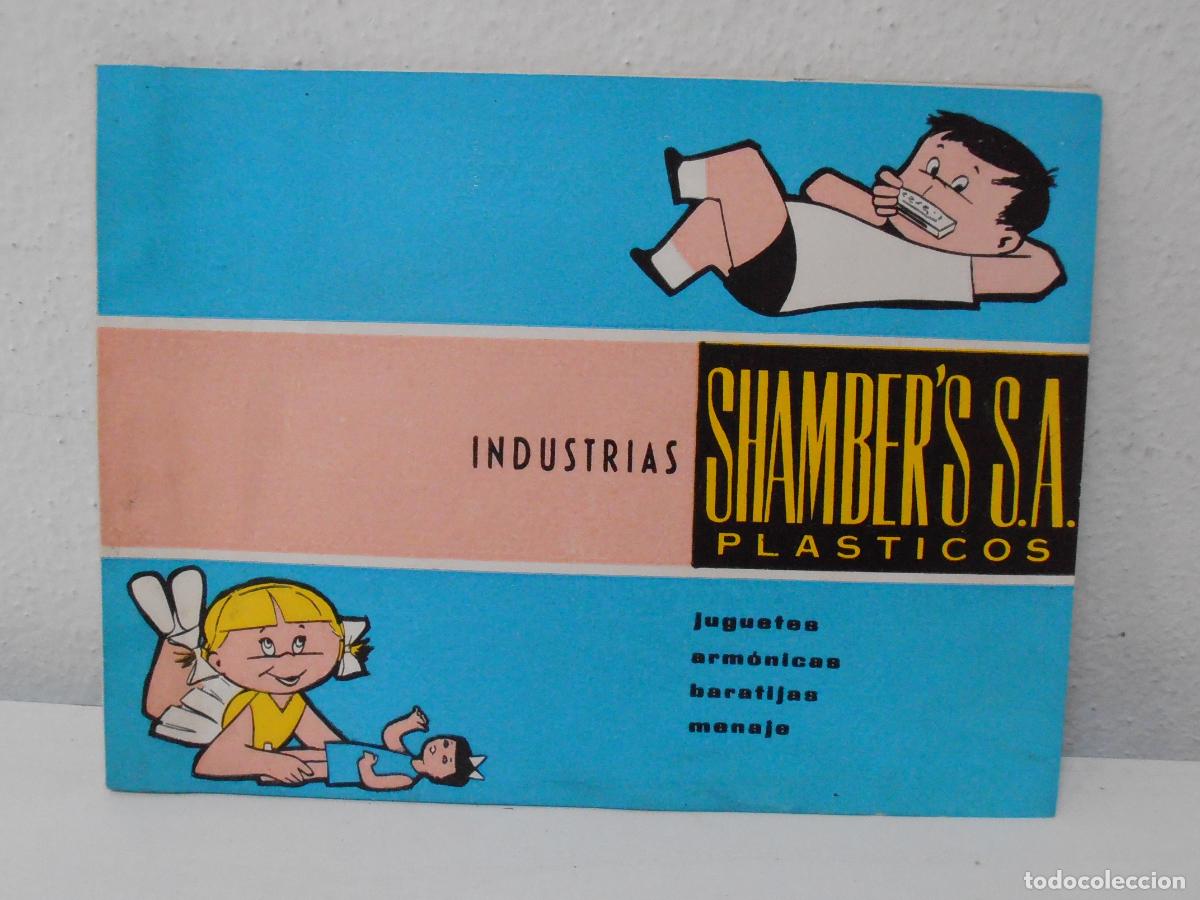 Juguetes antiguos: CATALOGO TIENDA, INDUSTRIAS SHAMBER&acute;S SA PLASTICOS, A&Ntilde;OS 70, ANTIGUA JUGUETERIA