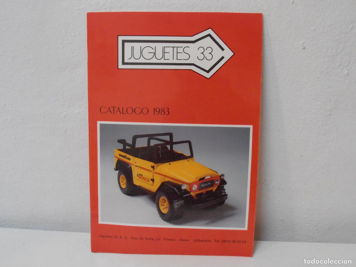 Juguetes antiguos: CATALOGO TIENDA, JUGUETES 33, 1983, ANTIGUA JUGUETERIA