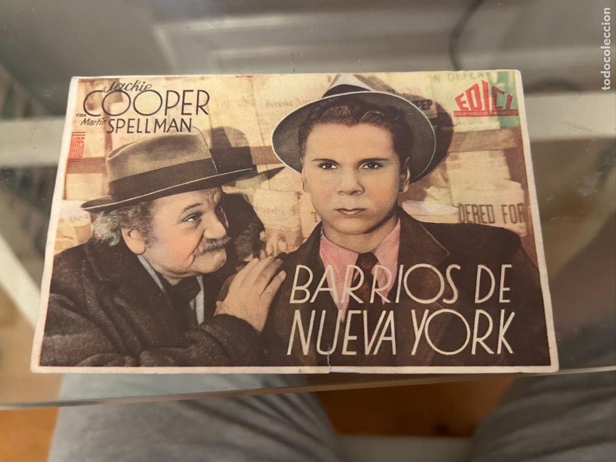 Juguetes antiguos: 1069 BARRIOS DE NUEVA YORK CINEMA GOYA CON PUBLICIDAD BUEN ESTADO