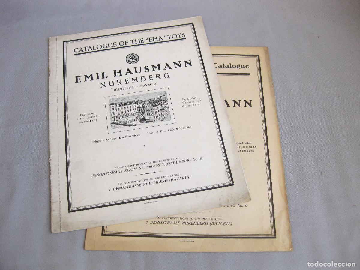 Juguetes antiguos: CAT&Aacute;LOGO DE JUGUETES EMIL HAUSMANN CON LISTA DE PRECIOS. CATALOGUE OF THE EHA TOYS. 1928. TRENES