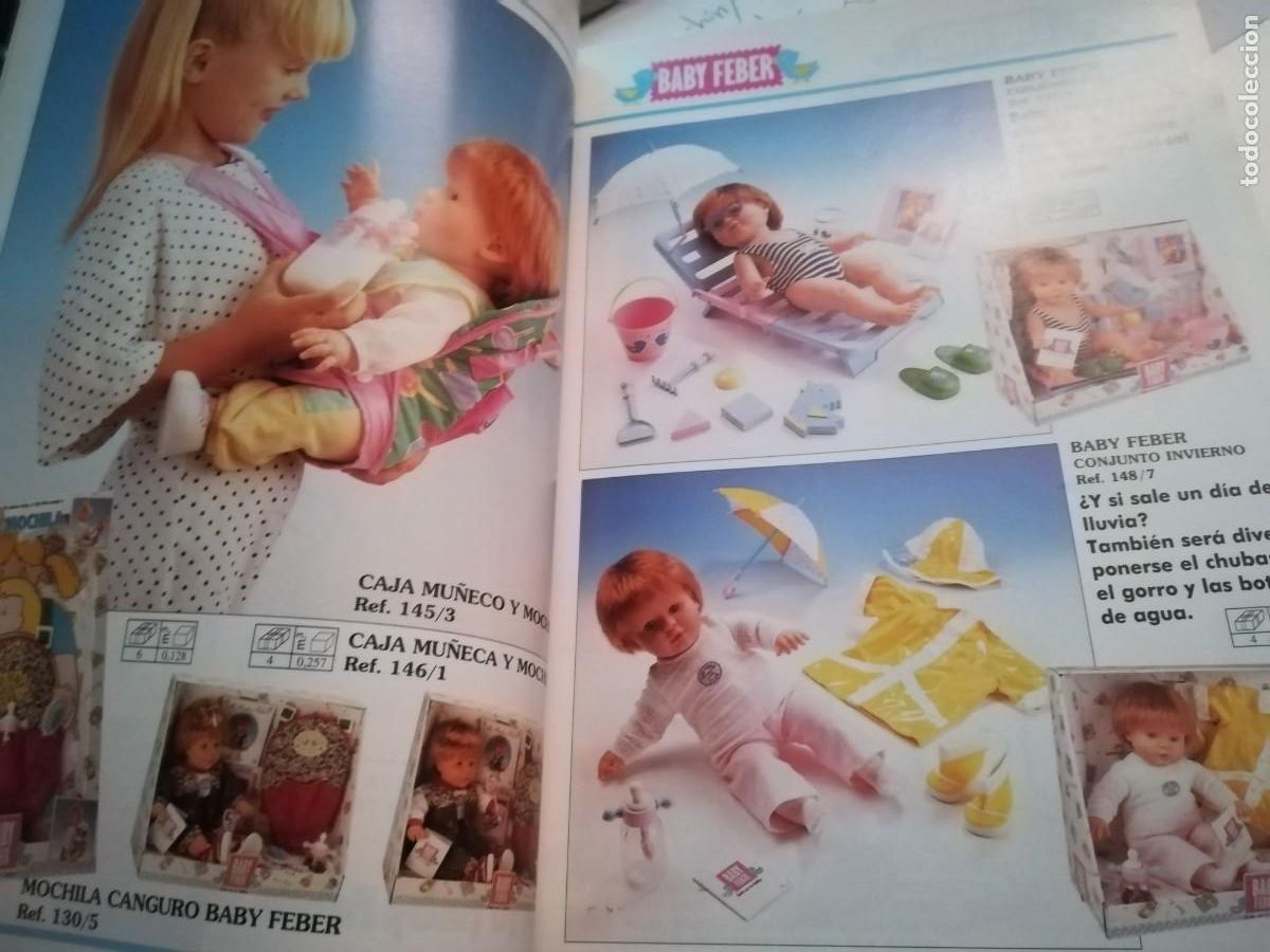 Juguetes antiguos: CAT&Aacute;LOGO FEBER MU&Ntilde;ECOS 1991 - Foto 3