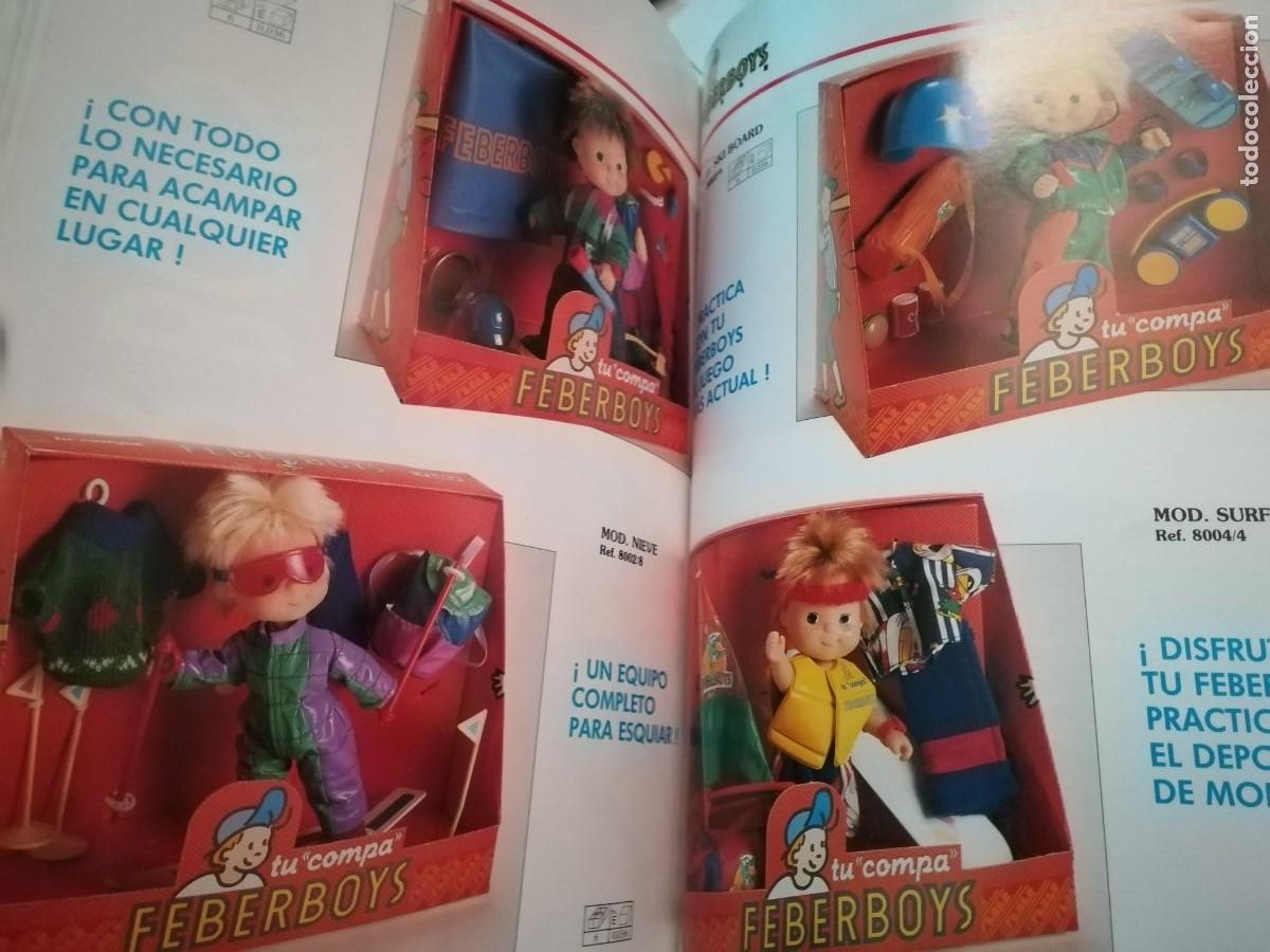 Juguetes antiguos: CAT&Aacute;LOGO FEBER MU&Ntilde;ECOS 1991 - Foto 6