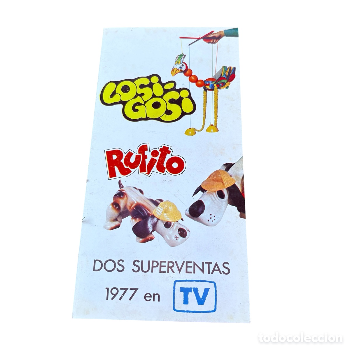 Juguetes antiguos: Catalogo publicidad juguetes brekar rufito y losi-gosi a&ntilde;os 70