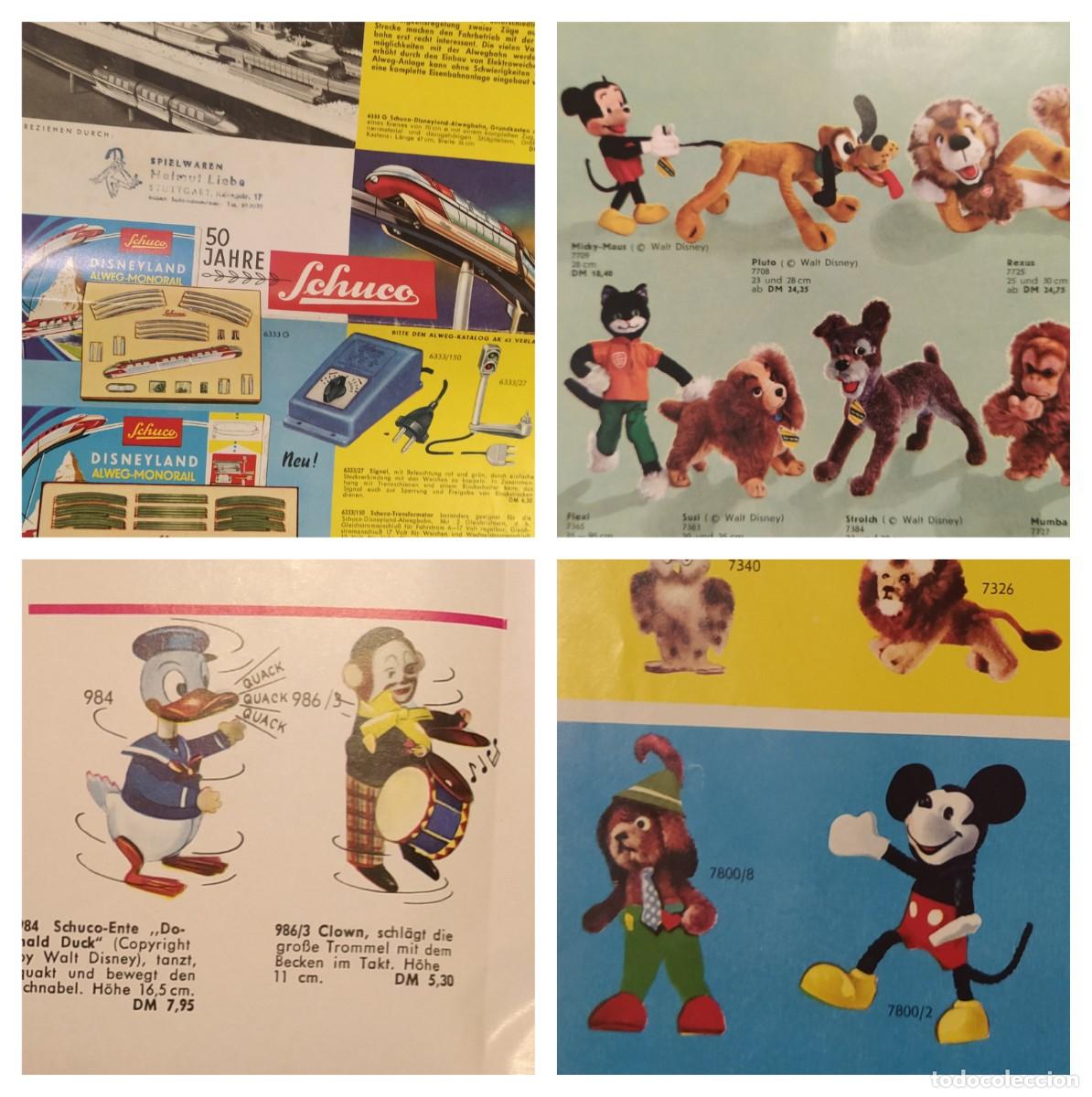 Juguetes antiguos: SCHUCO - JUGUETES - MICKEY MOUSE DISNEY, COCHES ETC - CATALOGO PUBLICIDAD -VER FOTOS-(K-16.101)