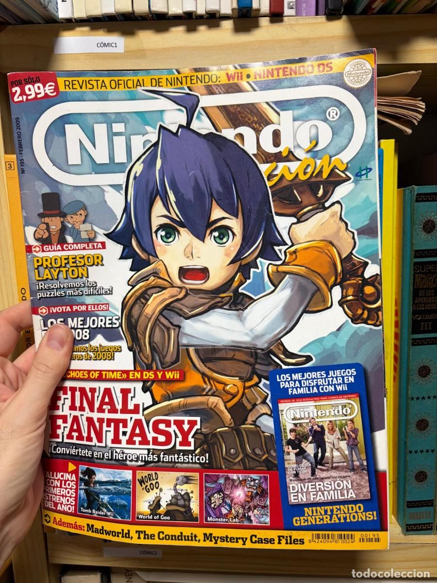 Juguetes antiguos: C&Oacute;MIC1 &mdash; Nintendo Acci&oacute;n, n.&ordm; 195 (febrero 2009) &mdash; Nintendo.