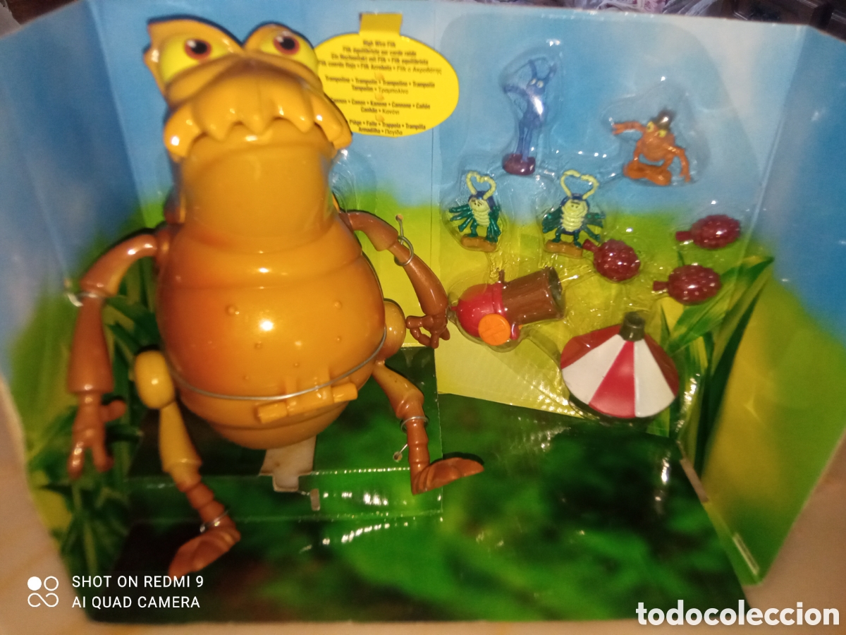 Juguetes antiguos: The bug life ( bichos la pel&iacute;cula) antiguo juguete sin abrir de grillo pel&iacute;cula de dibujos